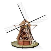 Maquette en bois : Moulin hollandais Coloris Unique