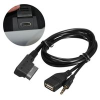 Stock FR Interface de Musique AMI MMI USB Chargeur 3.5mm Aux MP3 Câble pour AUDI A6L - A8L - Q7 - A3 - A4L - A5 - A1 - S5 - Q5 -XNA