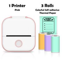 Toutes nos imprimantes,Phomemo T02 – Mini imprimante de poche Portable sans encre,impression thermique d'étiquettes- Pink C[A582]