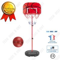 TD® Support de basket réglable pour enfants jouets de sport de tir intérieur et extérieur (1,2 mètres) s1201 panier en plastique 1