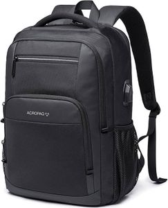 Sac à Dos USB Avec Chargeur – Sport, Voyage, Randonnée – Toile Imperméable Bleue