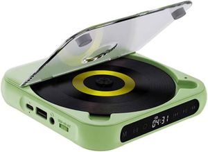 BALADEUR CD - CASSETTE vert écran LED pour Lecteur CD Portable, Lecteur S
