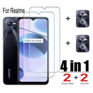 FILM PROTECTION ÉCRAN pour realme C21 4 en 1-Film de protection d'écran 