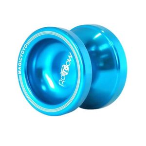 YOYO - ASTROJAX Bleu - Jouet yo-yo classique pour enfants, alliage T6 original, pratique de la bille de base 8, roulement à b