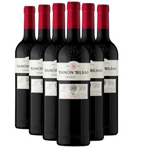 VIN ROUGE Rioja Crianza Rouge 2019 - Lot de 6x75cl - Ramon B