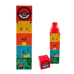 GOURDE Bouteille en plastique Pokémon, bouteille de sport