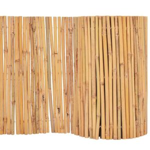 CLÔTURE - GRILLAGE 🍞2157Clôture de jardin en bambou - Panneaux de cl
