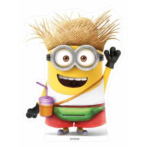 FIGURINE - PERSONNAGE Figurine en carton Vacation Minion with drink H 80