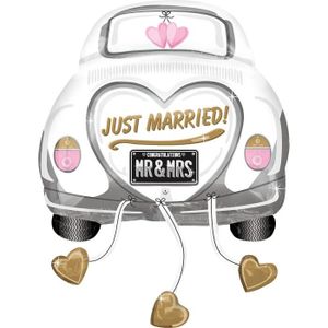 5 pcs juste marié décorations de voiture juste marié signe bannière juste  marié voiture aimant juste marié voiture décalcomanie décorations de  mariage