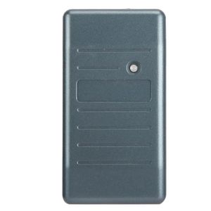 BADGE RFID - CARTE RFID Tbest Lecteur de carte RFID Lecteur de contrôle d'accès de carte de sécurité RFID 125KHz Wiegand 26/34 étanche (gris