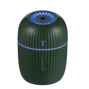 HUMIDIFICATEUR ÉLECT. Traitement de l'air,Humidificateur D'air à ultrasons Ménage Spray Hydratant Étudiant Dortoir - Type A Green - USB Cable Power