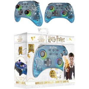 Manette PS4 Bluetooth Harry Potter Serpentard Verte Lumineuse 3.5