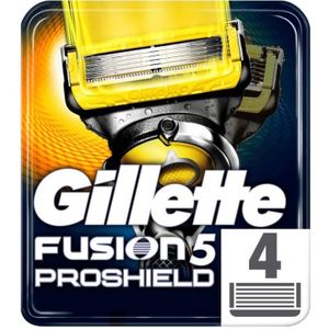 LAME DE RASOIR SEULE GILLETTE Lot de 4 Lames rasoir Fusion5 ProShield