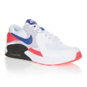 BASKET NIKE Baskets Air Max Excee Blanc/Rouge/Bleu/Noir F