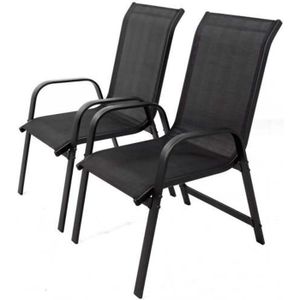 Fauteuil Jardin Alutextilène Porto Phoenix Gris Clair