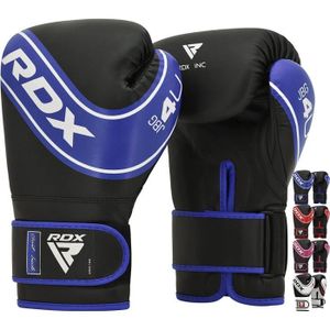équipement Baseball Enfant Gants De Frappe De Baseball Pour Jeunes Taille L - Cuir, Double Manchette, Bleu Marine/blanc Gant De Boxe Leone