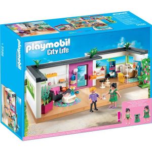 Playmobil - Maison moderne - 2 boîtes - 9266+9268