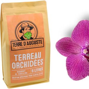 TERREAU - SABLE Terre d'Auguste - Terreau Orchidée 6L, Substrat Premium pour Rempotage Orchidée, Idéal pour Plantes d'Intérieur10