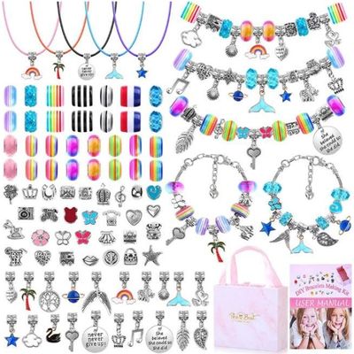 Kit de Perles pour Bracelet - 2200 Pièces et 32 Types | Jouet Créatif Bijoux Enfant | Cadeau Filles 5-12 Ans - Beaux-Arts et Loisirs créatifs
