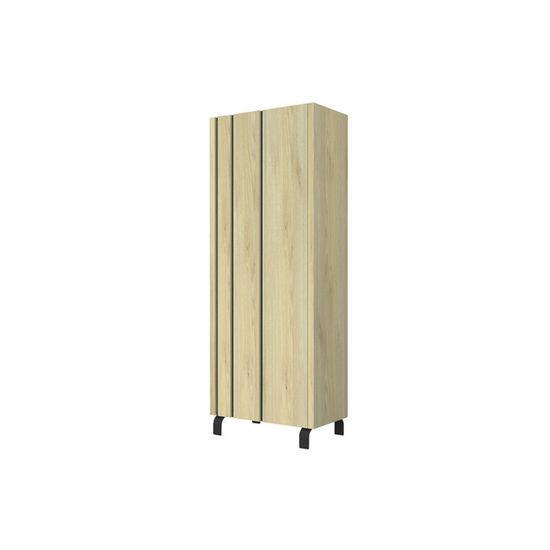 HOMCOM - armoire à vêtements - plastique, fil métallique - 111x47x145cm - Noir - Maison HOMCOM - armoire à vêtements - plastique, fil métallique - 111x47x145cm - Noir - Maison