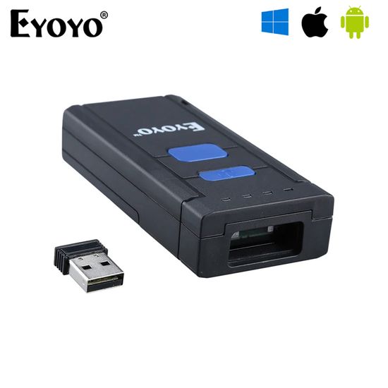 Inateck BCST-21 AI – Scanner Code-Barres Bluetooth 1D Portable 2000mAh + App & SDK – Rapide & Intelligent