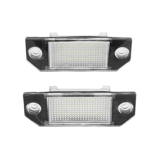 Lot De 2 Feux De Plaque D'Immatriculation LED Pour Audi (A3, A4, A6, A8, Q7...) - Blanc 6500K, 12V