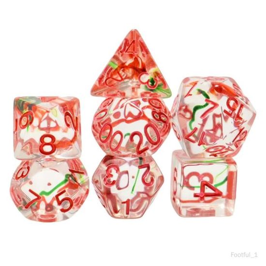 Dé 20 faces jeux de rôle avec 2 fois 20 et pas de 1 pour JDR. Accessoire