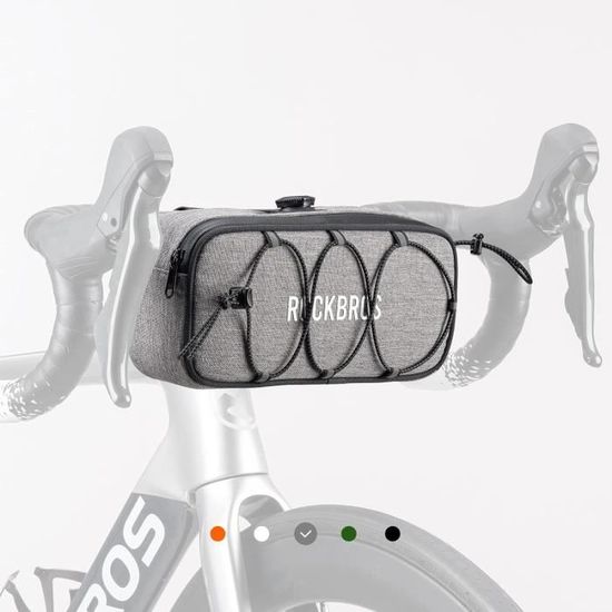 Sacoche Guidon Vélo Étanche 1,9L – Écran Tactile TPU Pour Smartphone 6,7″, Résiste à La Pluie Et Aux Chocs, Montage Rapide Pour VTT