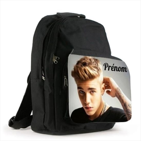 Sac à Dos école Grand Modèle Personnalisable - Réf. 176 Fragonard - Noir, Polyester - Neuf