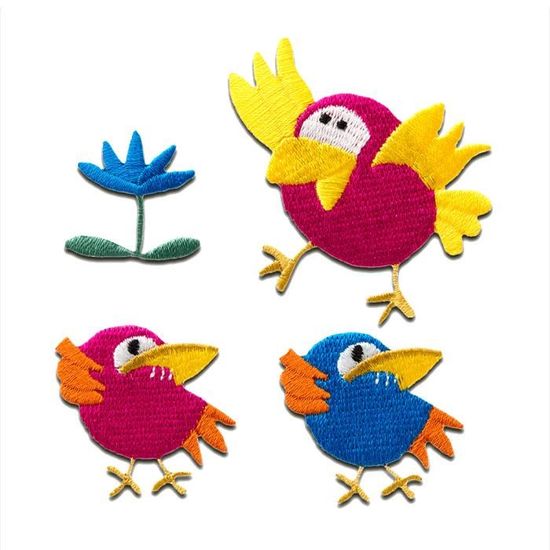 Set Edelweiß 3tlg. - Ecusson Thermocollant Patches Appliques