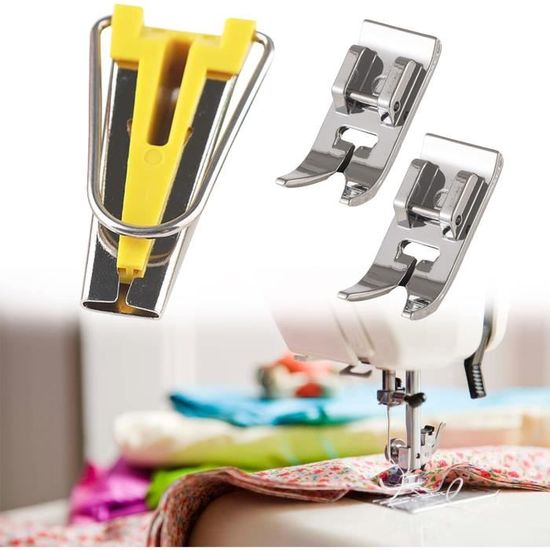 4 Pieds-de-Biche Machine à Coudre TANCUDER - Pied Broderie Universel Pour Singer, Brother, Janome