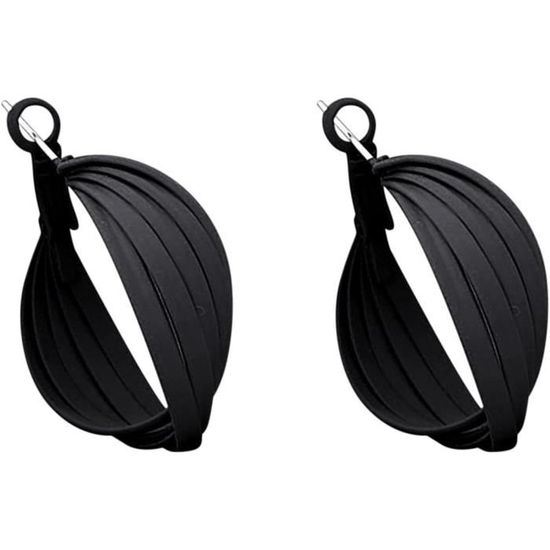 Boucles D'Oreilles Maori Tribal En Bois Sono - Spirale Noire Avec Clip Acier Inoxydable - 4.5cm