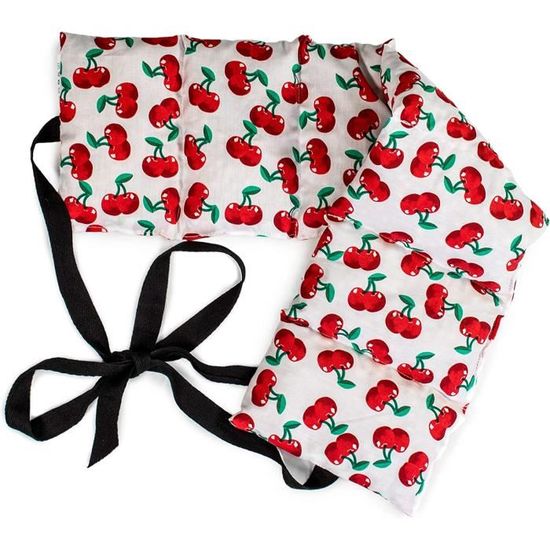 Coussin Chauffant Aux Noyaux De Cerises – Bouillotte Naturelle Pour Bébés Et Adultes – Diamètre 17 Cm