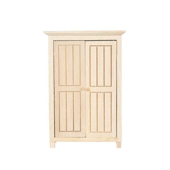 Porte Miniature 1/12 En Bois – Accessoire Déco Pour Maison De Poupée – Odoria