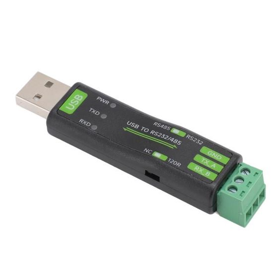 GOTOTOP carte de relais RS232 Module de relais ABS Port série Débit en