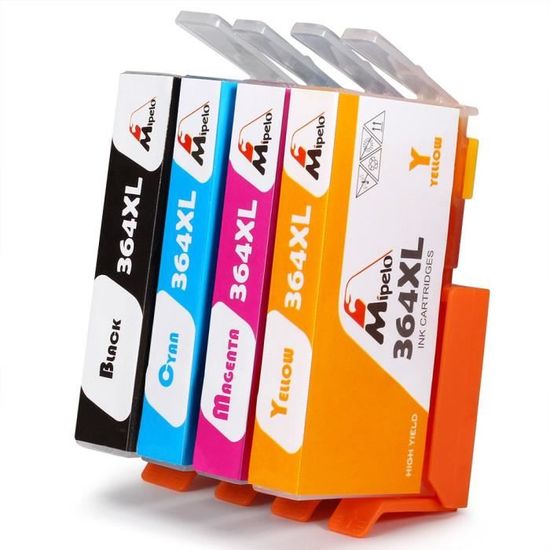 6 Cartouches D'encre Compatibles HP 364 XL - Pour DESKJET D5460 / D5445 - Encre4U