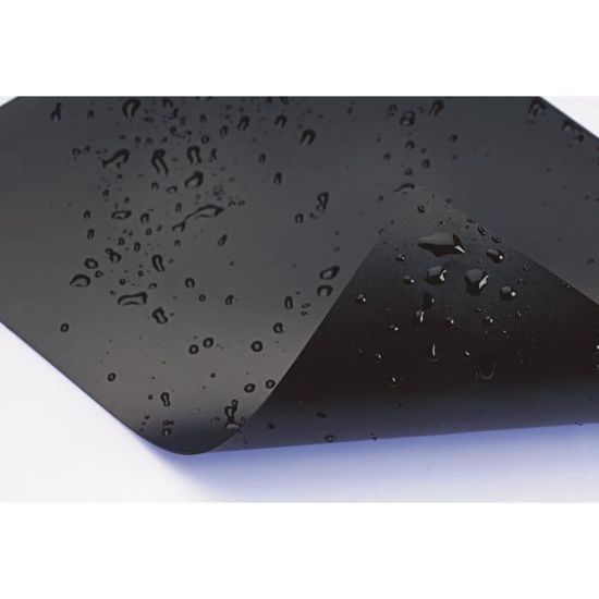 Bâche Bassin PVC 3m X 6m - Épaisseur 0,5mm - Noire - Imperméable, Résistante UV & Gel - Pour Bassin Jardin