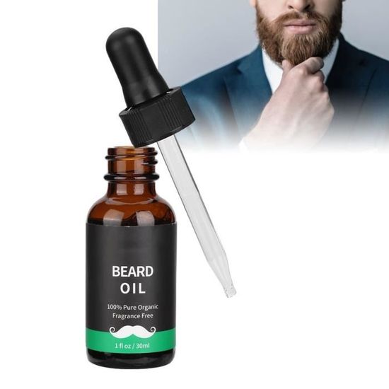 Huile à Barbe Caveman™ Conditionneur De Croissance - Édition Spéciale 30ml + Peigne En Bois Offert - Fabriqué USA