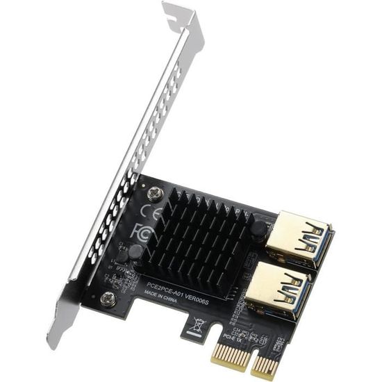 Adattatore Convertitore PCI-e PCI Express X1 A PCI 32 Bit Con Chip Asmedia 1083 - Scheda Riser