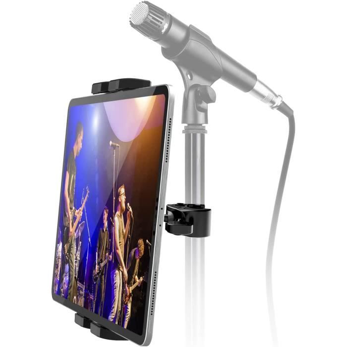 Support De Tablette Pour Pupitre/micro - Clip Réglable 360°, Pour Partitions Et Vidéos - 9