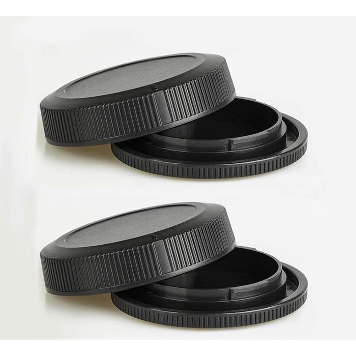 Fire Rock Lensdoppen & Body Caps Voor Canon EOS R5/R6/R/RP – 2 Sets