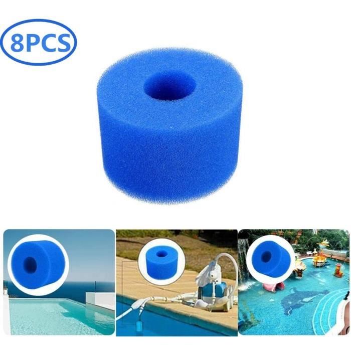 Tradineur Lot de 6 bouées flottantes en mousse pour piscine 6,5 x 150 cm Violet