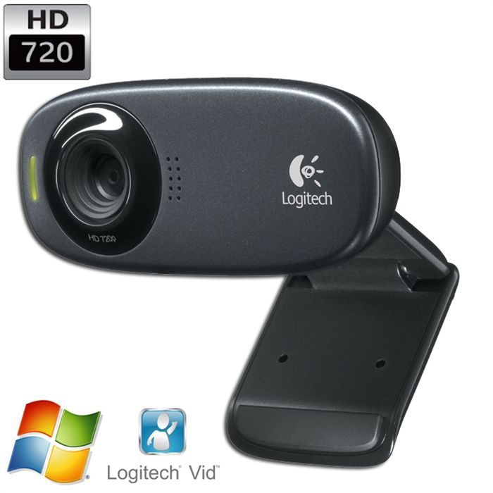 LOGITECH - Webcam HD 720 P - C310 - Noir