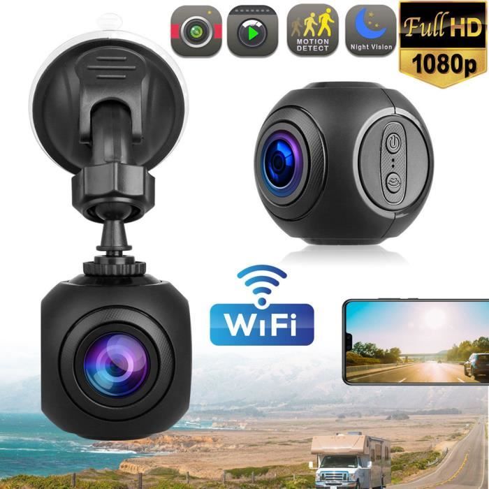 Caméra de tableau de bord Mini caméra WiFi FHD 1080P GPS avec tableau de bord W - G-Sensor Night Vision TZZ90312666 CAMERA
