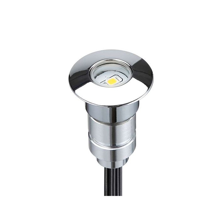 Mini spot LED encastrable rond Bleu Sans alimentation 12V