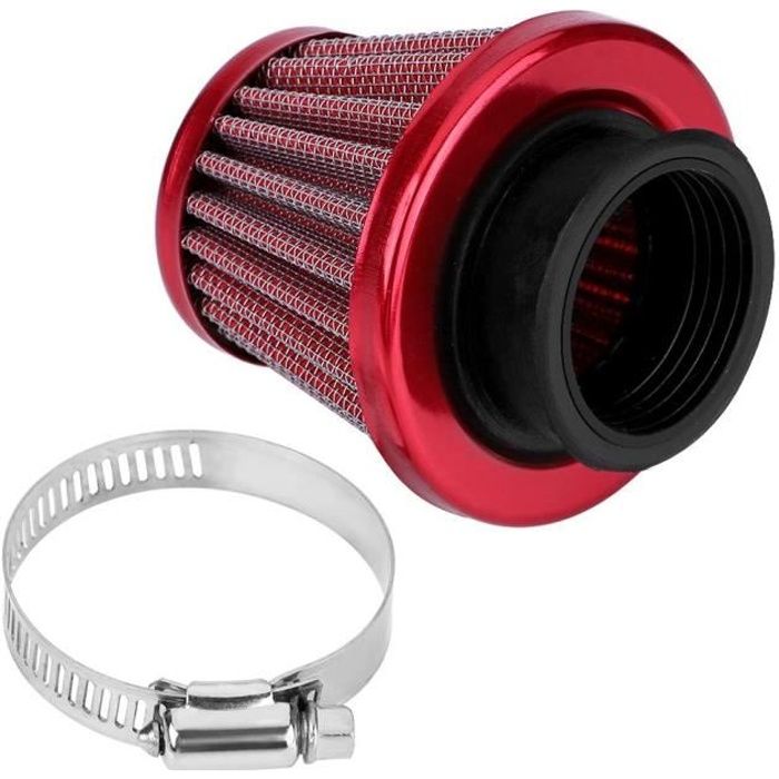 Kit d'admission de filtre à air de 38mm pour moto hors route VTT Quad Dirt Pit Bike Rouge