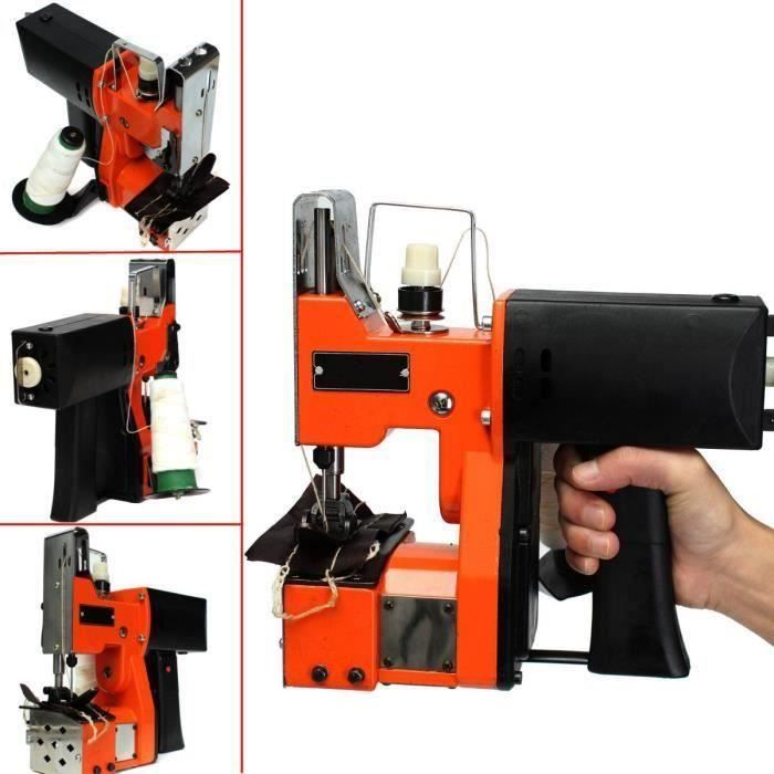 Set 220V Portable Machine à Coudre Couture Sac Sceller Electrique Industriel