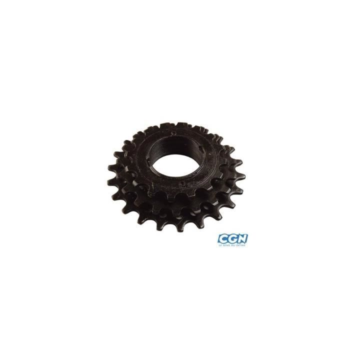 Roue libre 3 v. import 16-19-22 dts noir