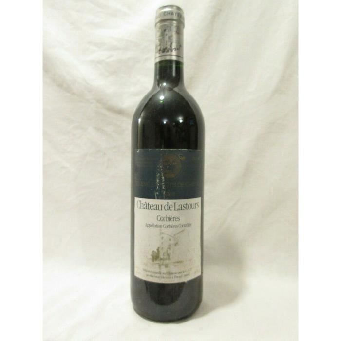 corbières château de lastours rouge 1988 - languedoc france