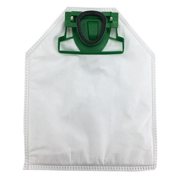 R2438 1 désodorisant 6 pièces sac à poussière pour Folletto Vorwerk Kobold VK200 FP200 aspirateur pièces de rechange*White